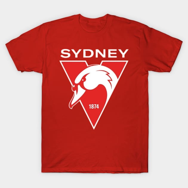 sydney swans T-Shirt by zachbrayan